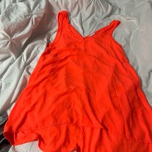 Sleeveless bathing suit cover up